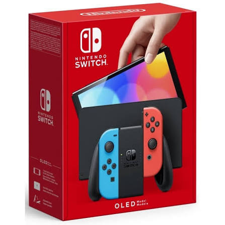 Nintendo Switch Gaming Console, OLED, Neon
