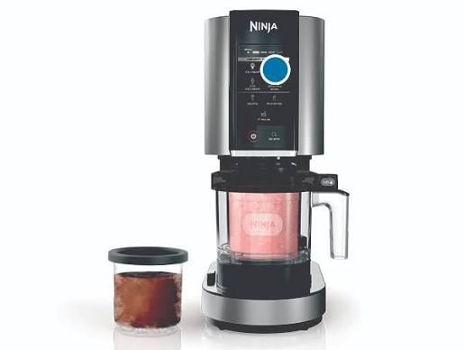 Ninja CREAMi 7-in-1 Ice Cream Maker, White