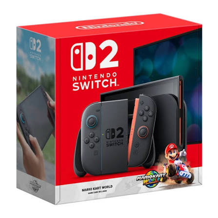 Nintendo Switch 2 – Black  + Physical Game Card Keys