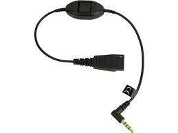 Jabra Headset Cable - Quick Disconnect Male to Mini-Phone