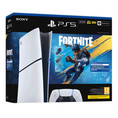 Sony PlayStation 5 Slim Digital Edition 825GB + Fortnite Flowering Chaos - White